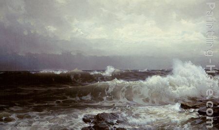 William Trost Richards Breakers at Beaver